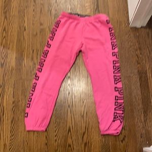 Pink sweats